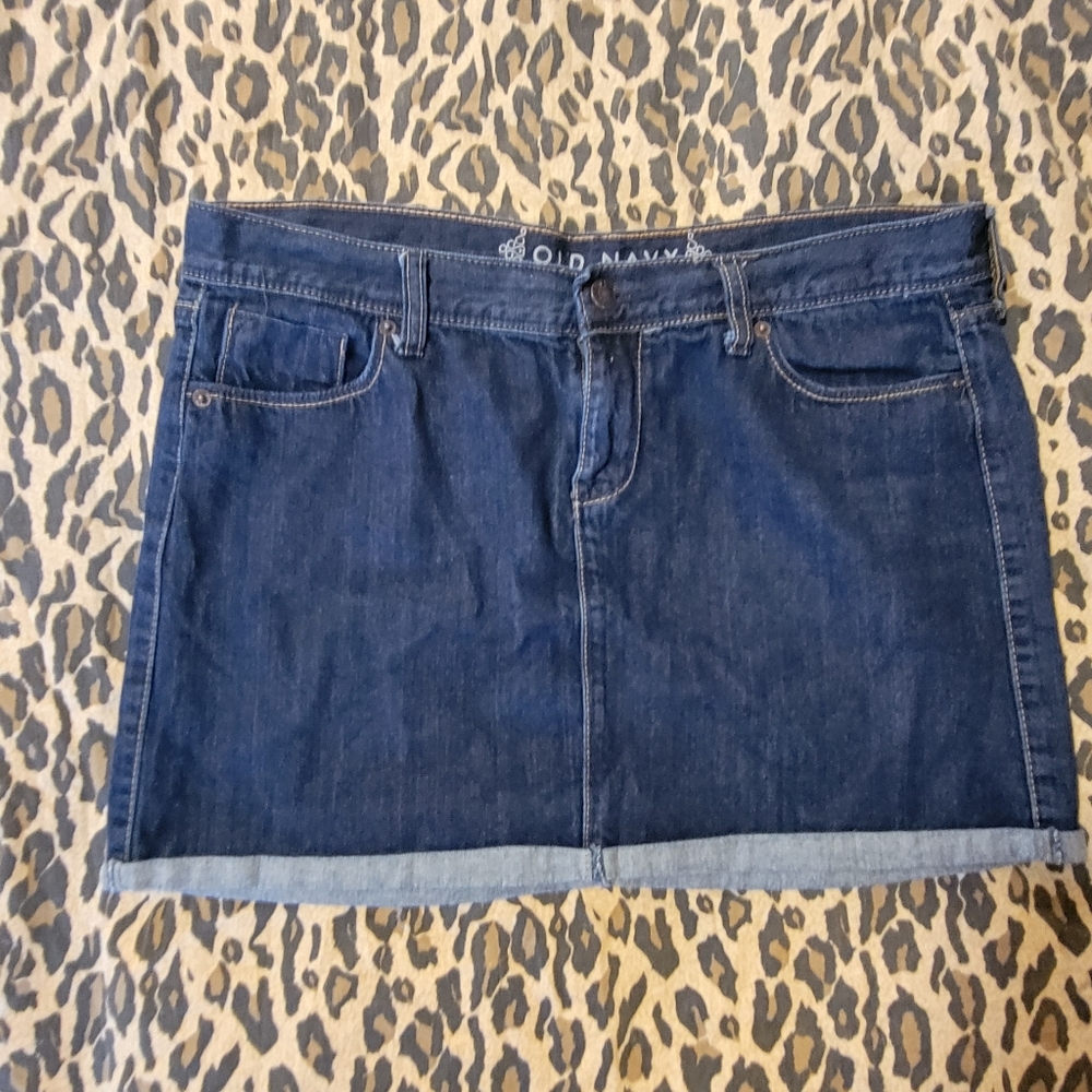 Old Navy Jean Mini skirt